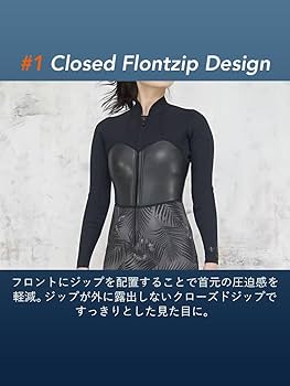 Amazon | HeleiWaho ヘレイワホ ウェットスーツ レディース 3mm × 2mm