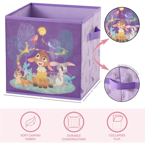 Image of Disney Wish Set of Two Spacious Collapsible Storage Cubes, 10 inchx10 inch
