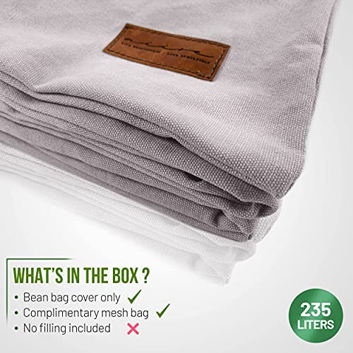 Aiire Sitzsack XXL Bezug für Kuschelecke - Riesen Sitzsäcke Liege Design ohne Füllung für Erwachsene und Jungen… – Bild 4