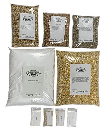North Georgia Still Company's Complete Cracked Corn, Malted Barley, Rye & Wheat Whiskey Mash & Fermentation Kit