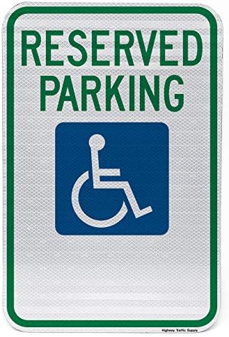 Federal Handicap Parking Sign (R78) 3m Prismatic ingeniero Grado reflectante