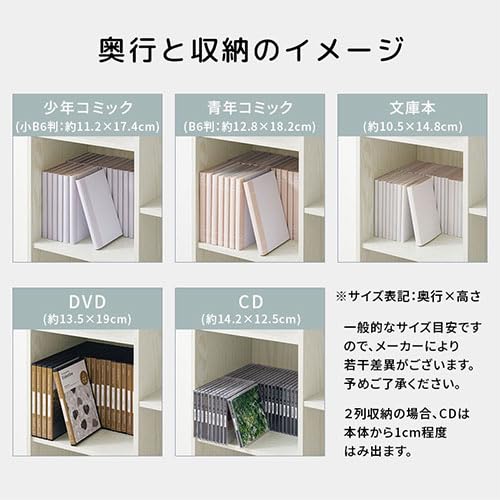 Amazon｜多目的ラック カラーボックス 本棚 A4 収納 収納ボックス