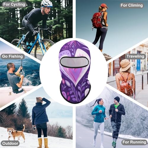 Balaclava para Hombre y Mujer con Diseño de Corazón, Máscara de Ski para Cubrir Toda la Cara para Ciclismo miniatura 6