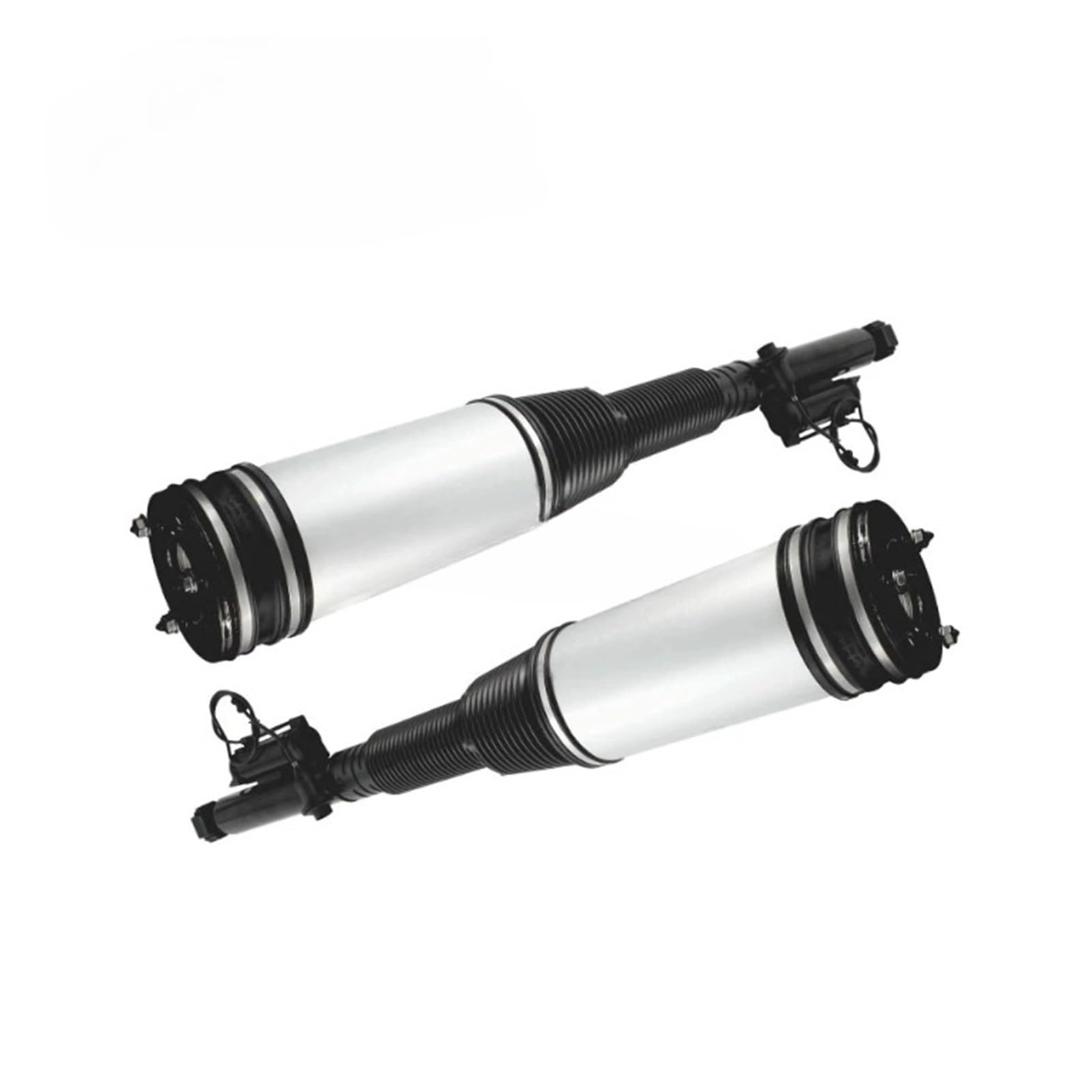 4 szt. Przednie i tylne zawieszenie pneumatyczne amortyzatory kompatybilne z Mercedes W220 2Matic S320 S350 S430 S500 A2203202438 A2203205113 1999 2000 2002 2003 2004 2005 2006