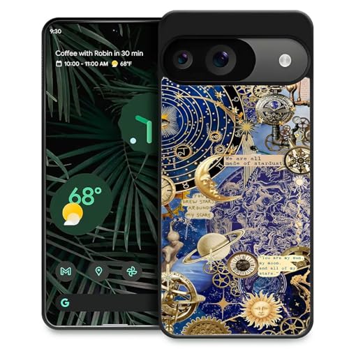 TAMEFOX Compatible with Google Pixel 10 Pro XL Case,Slim Soft Shockproof TPU Women Girls Boys Protective Cover Case for Google Pixel 10 Pro XL-Stars Celestial Galaxy Moon