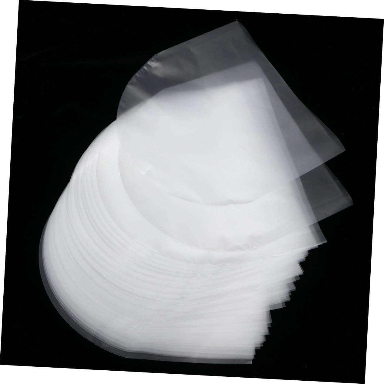 EXCEART Sacchetti Protettivi per CD 12cm, Custodie Trasparenti in Plastica Resistenti, Confezione da 50 Pezzi, Buste Interne Antiattrito per Archiviazione Multimediale in Casa e Ufficio