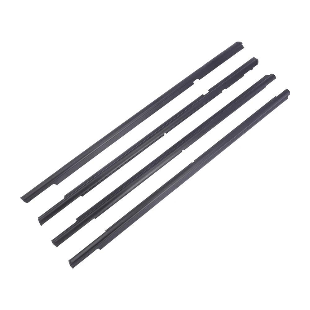 Bgdolpbu One Color Spare Parts 4Pcs Weatherstrip Door Seal Belt Kit For Mitsubishi Lancer 2008-2017 5727A005 5727A006