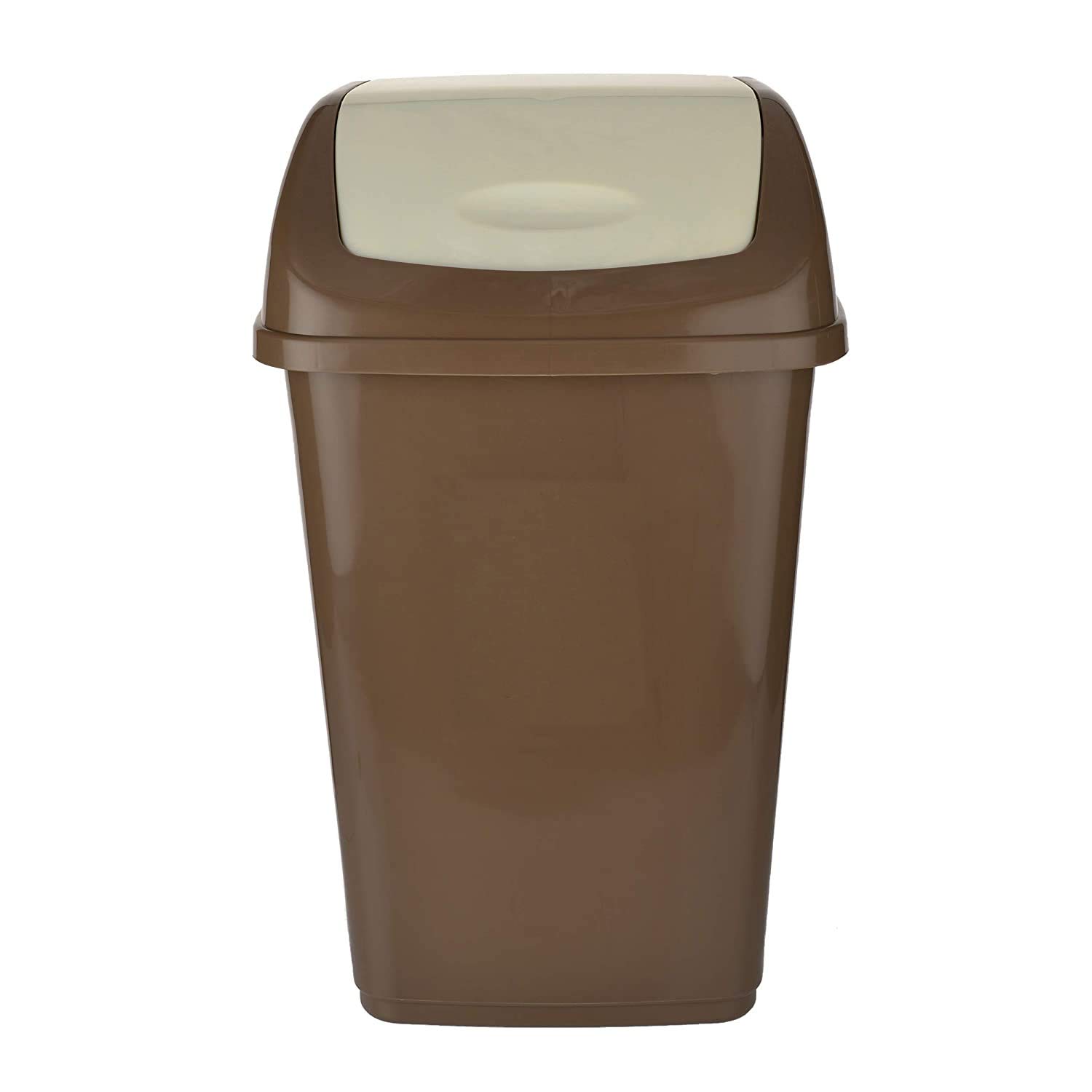 (Ratan)15 Ltr Squre T Swing Dustbin WITH CHECK DUSTER CLOTH FREE-image-35