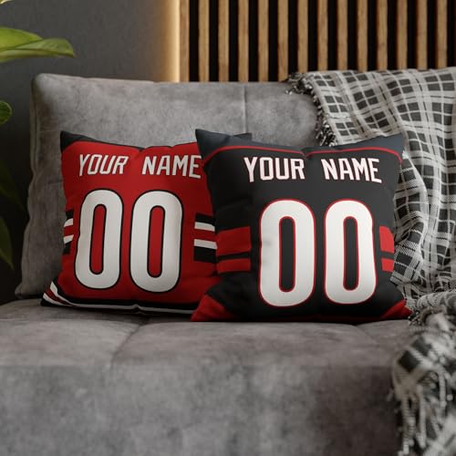 Image of ANTKING Throw Pillow 2 Packs Personalized Custom Any Name Number for Men Women Boy Gifts