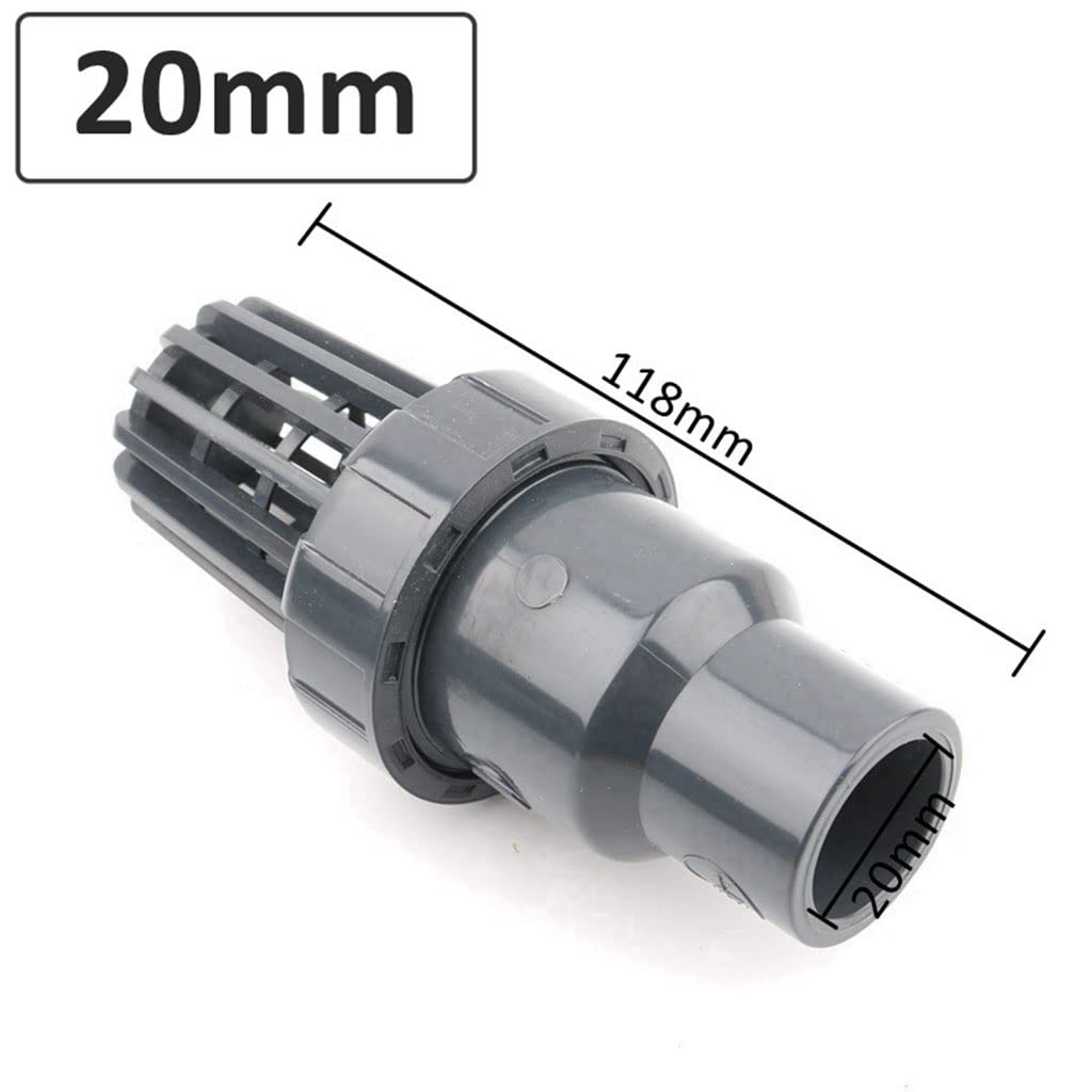 Pantalla de malla en línea del filtro de agua de la válvula inferior del PVC for la irrigación de la bomba del jardín