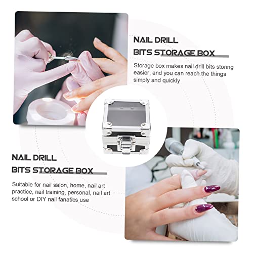 Organizador de puntas para taladro de uñas acrílicas 2pcs miniatura 2