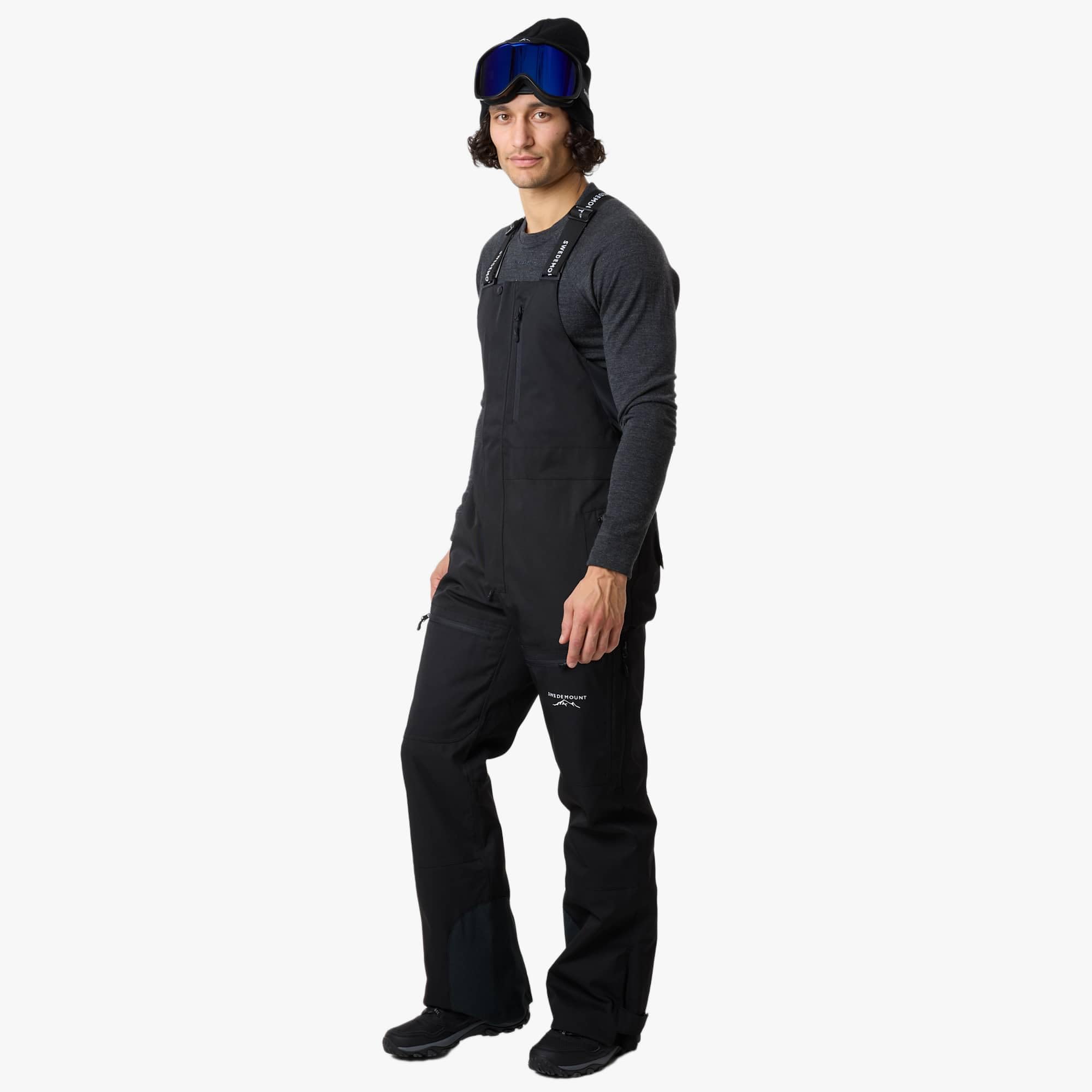 Swedemount Herren St. Anton Bib Pants, Wind- und wasserdichte Skihose mit Hosenträgern,Wassersäule von 8.000 mm und Einer Atmungsaktivität von 3.000 mm/m²/24h, perfekt für die Skipiste