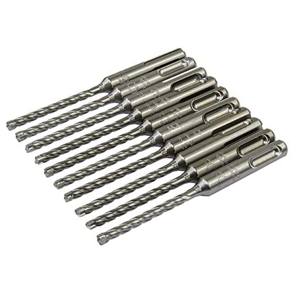 Makita B-63258 NEMESIS2 SDS-PLUS - Punta per trapano a percussione 6,0 x 115 mm, 10 pezzi, ideale per calcestruzzo, cemento armato, muratura