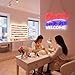 Walk-ins Welcome Open Neon Sign for Business, LED Dimmable Neon Light with Adapter, 16.5