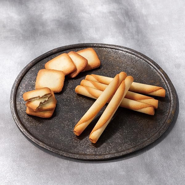 YOKU MOKU Assorted Butter Cookies – Assortiment de Biscuits 36 Pieces – Japanese Langue de Chat & Variety Gift Tin – Premium Confectionery from Japan