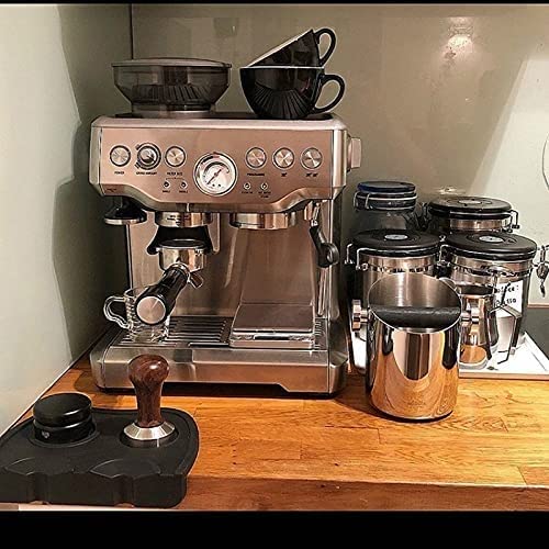 Máquina de café Comercial, cafetera Espresso moler Frijoles semiautomático 15bar Molinillo Vapor Leche Fother máquina de… - Imagen 7