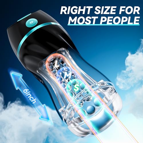 Image of EINSEO Suction Male Masturbator, AI Pocket Pussy with 7 Modes Adult Toys | Hands-free suction male stroker with 7 modes, 3D textured sleeve, AI interaction, removable cup, and easy-clean design