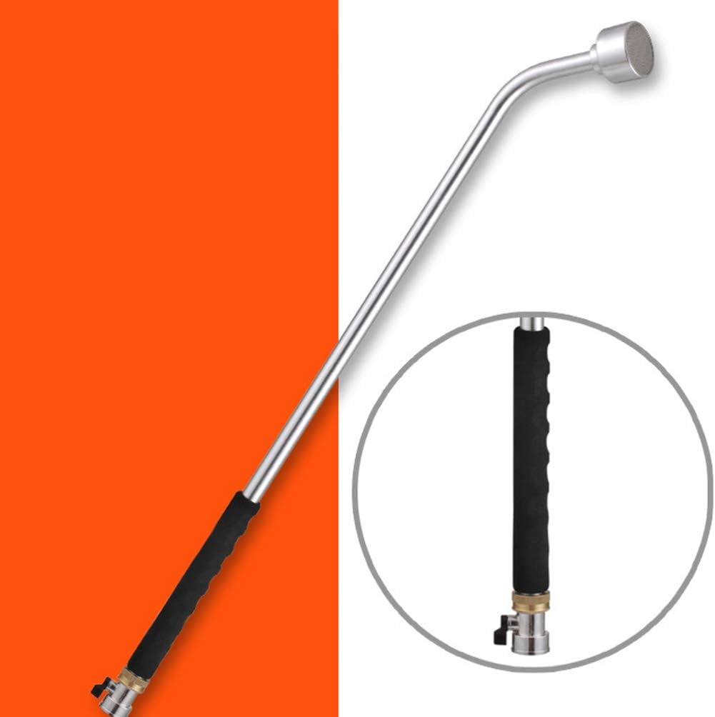 PAREKS Heavy Duty Watering Wand Long Water Sprayer Wand Garden Hose Plant Irrigation Wand for Watering Plants Cleaning Cars /356 (Color : Silver 2)