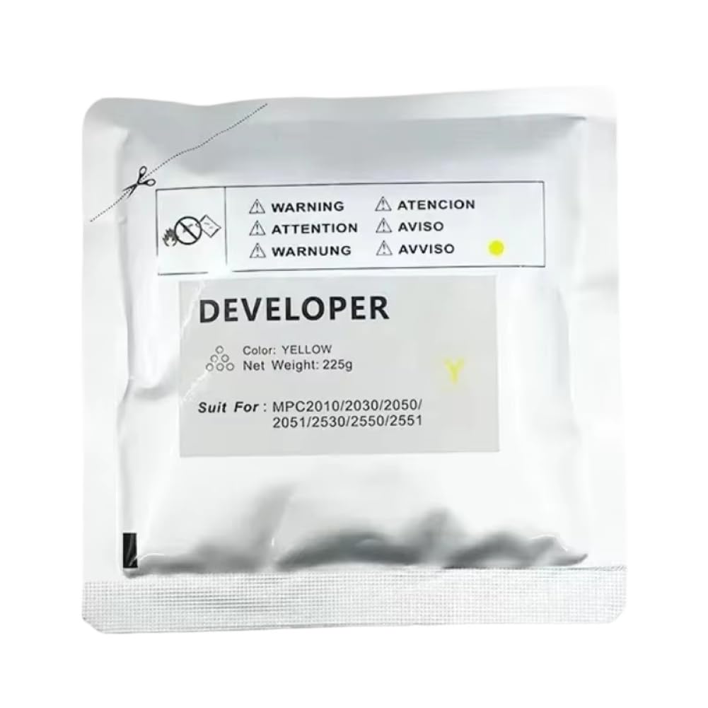 Material desarrollador MPC2550 amarillo para impresoras Ricoh Aficio MPC2030 y MPC2050 2
