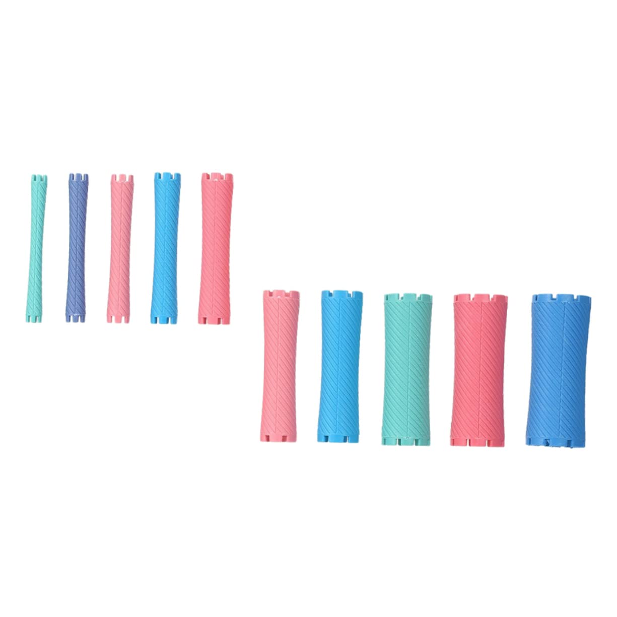 Beatifufu 100Pcs Reusable Hair Rollers Wavy Hair Perm Rods for Hair Styling Ideal for Curly and Wavy Hair Lightweight and Easy to Use for Home Hairdressing