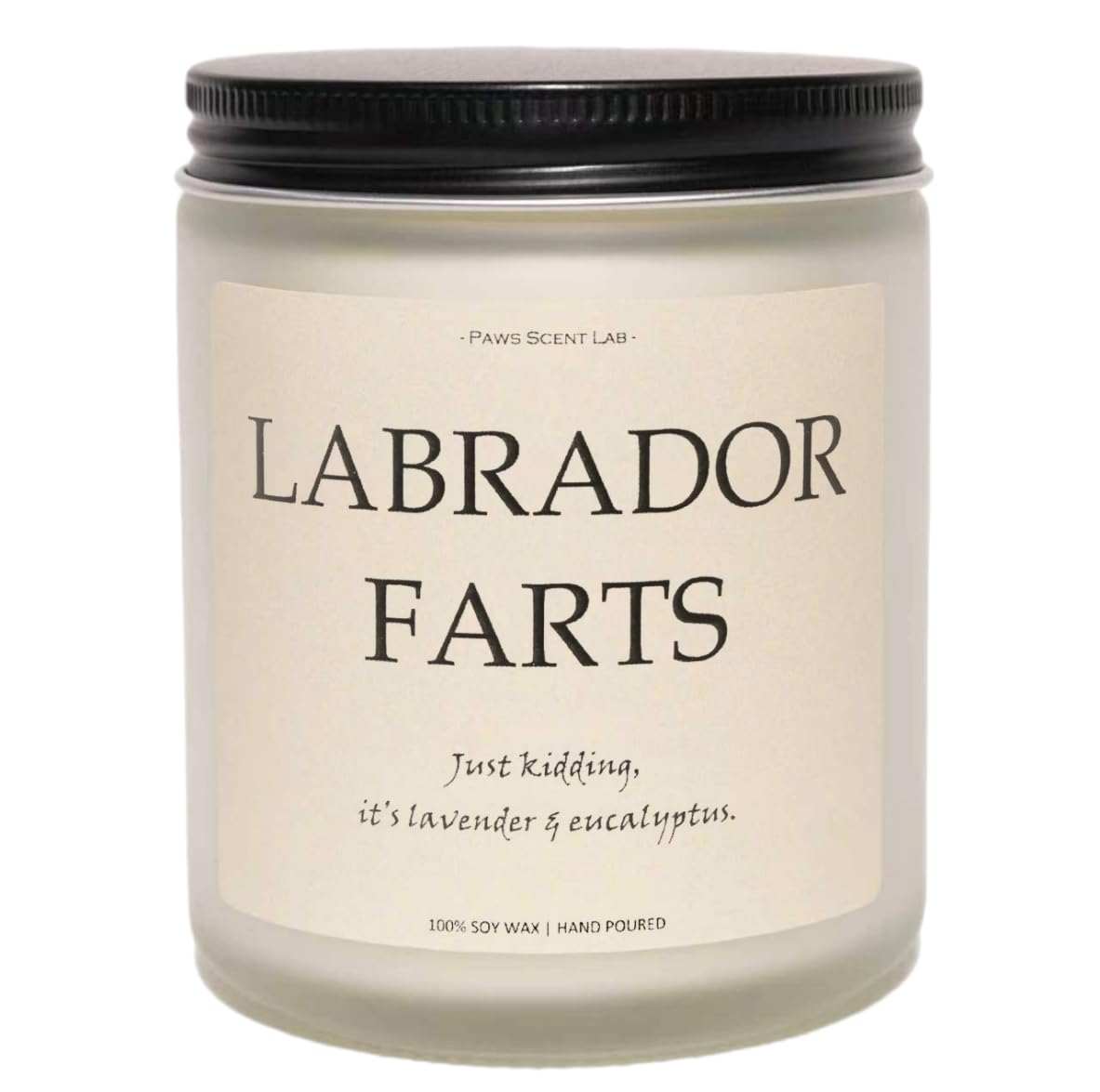 Labrador Retriever Gifts, Labrador Gifts for Women, Dog Mom Gift for Women - Lavender & Eucalyptus, Crafted by Natural Soy Wax & Natural Essential Oils, 7OZ