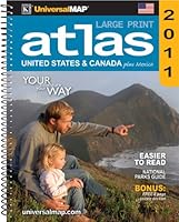 Large Print North America Atlas 0762567821 Book Cover