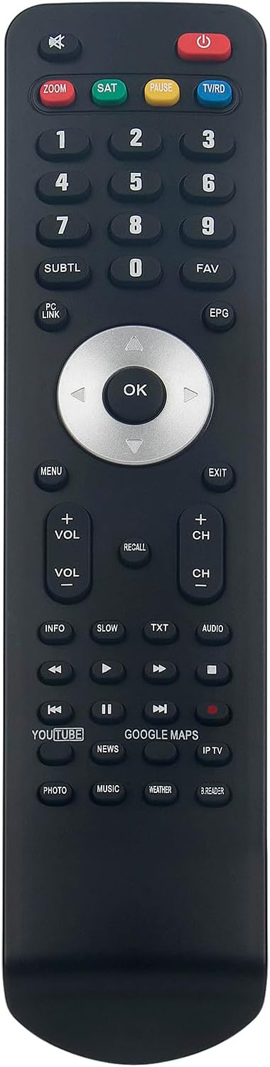 Replace Remote Control Compatible with Tiger Star TV Z400 Z500 Z99 Z800 and Gazal 2000 and Gazal 300