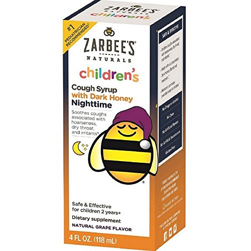 Zarbee'sNight Cough Syrup Kid Grape 4oz(3 Pack)