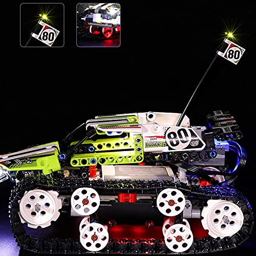KCGNBQING NLNE Light Set für Bausteine Modell - LED Light Kit Kompatibel mit Lego 42065, Nicht Enthalten das Modell… – Bild 4
