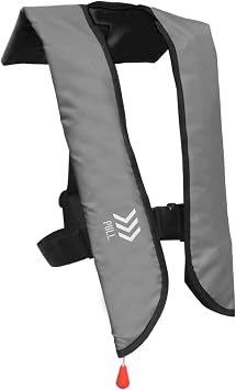 Manual Inflatable Life Jacket|Life Vest for Adults|PFD Low Profile|Supports up to 330 lbsYSH709