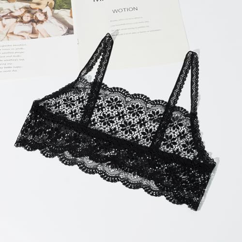 Women's Lace Camisole Crop Tops Modesty Panel Cleavage Cover up for Low Neckline Low Cut Dress4