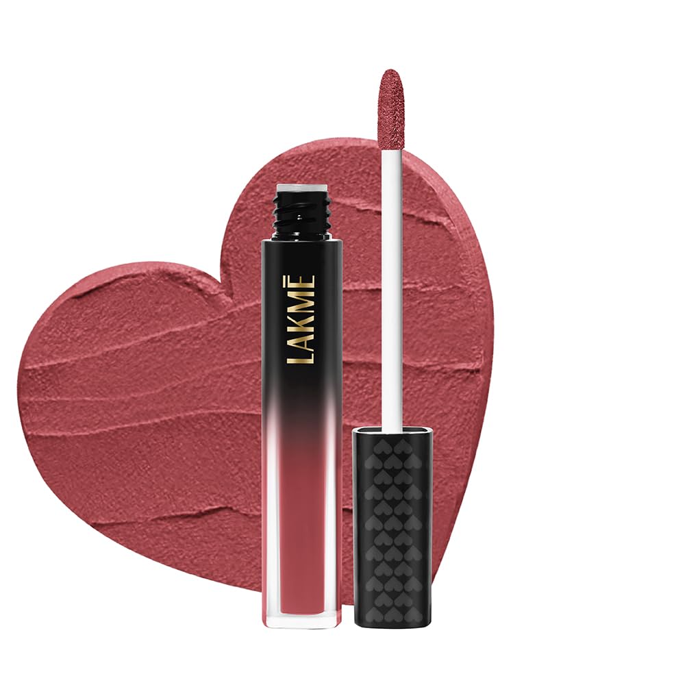 LAKMÉ Xtraordin-Airy Lip Mousse, Velvet Matte Finish, with air-light texture, for nourished & moisturised lips, Liquid Lipstick, Lets Talk Nude-picture-34