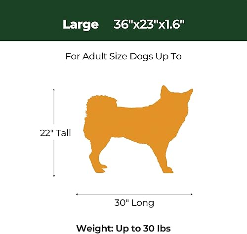 Miniatura 5 de BALANCE Cama para Jaula de Perro, Colchoneta Ortopédica para Perro con Forro Impermeable, Alfombrilla de Espuma Lavable para Jaula para Mascotas