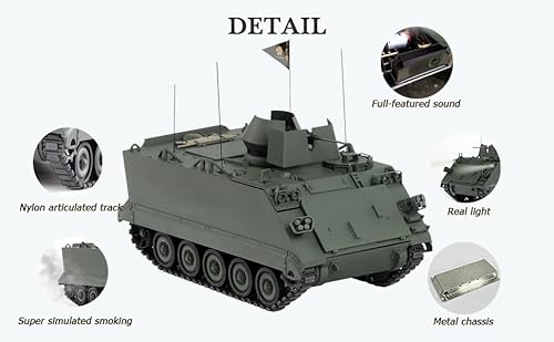 HOOBEN 1/16 M113A2 Armored Personnel Carrier RC AFV No.6665 - Image 8