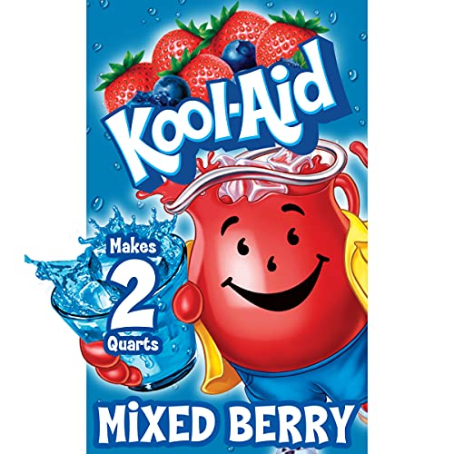 Kool-Aid Unsweetened Caffeine Free Mixed Berry Zero Calories Powdered Drink Mix 192 Count Pitcher Packets #TOP28