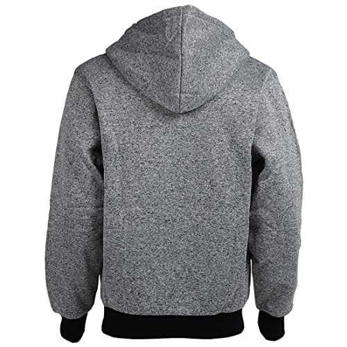 Image of Gary Com Heavyweight Sherpa Hoodies for Men, Thick Fleece Lined Full Zip Up Winter Warm Sweatshirts Work Jackets