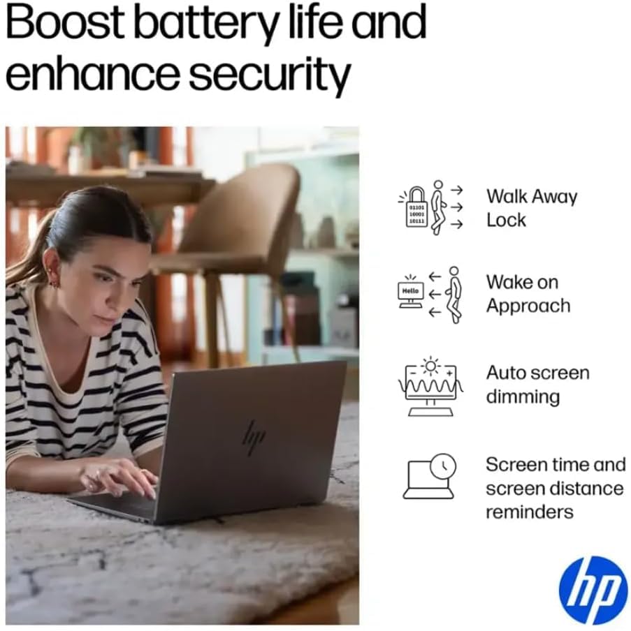 Image of HP OmniBook X Flip 16 inch 2K Touchscreen 2-in-1 Laptop, Intel Core Ultra 7 256V, 16GB RAM 512GB SSD, Backlit Keyboard, 5MP IR Webcam, Bluetooth, External 1TB Hard Drive Enclosure, Windows 11 Home, Gray