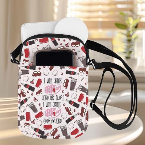 ZJXHPO Soda Drink Cross Body Bag Soda Addict Gift Vodka Drinker Messenger Bag Soda Lover Gift I Will Drink Soda Carry On Bag (Drink Everywhere CB)4