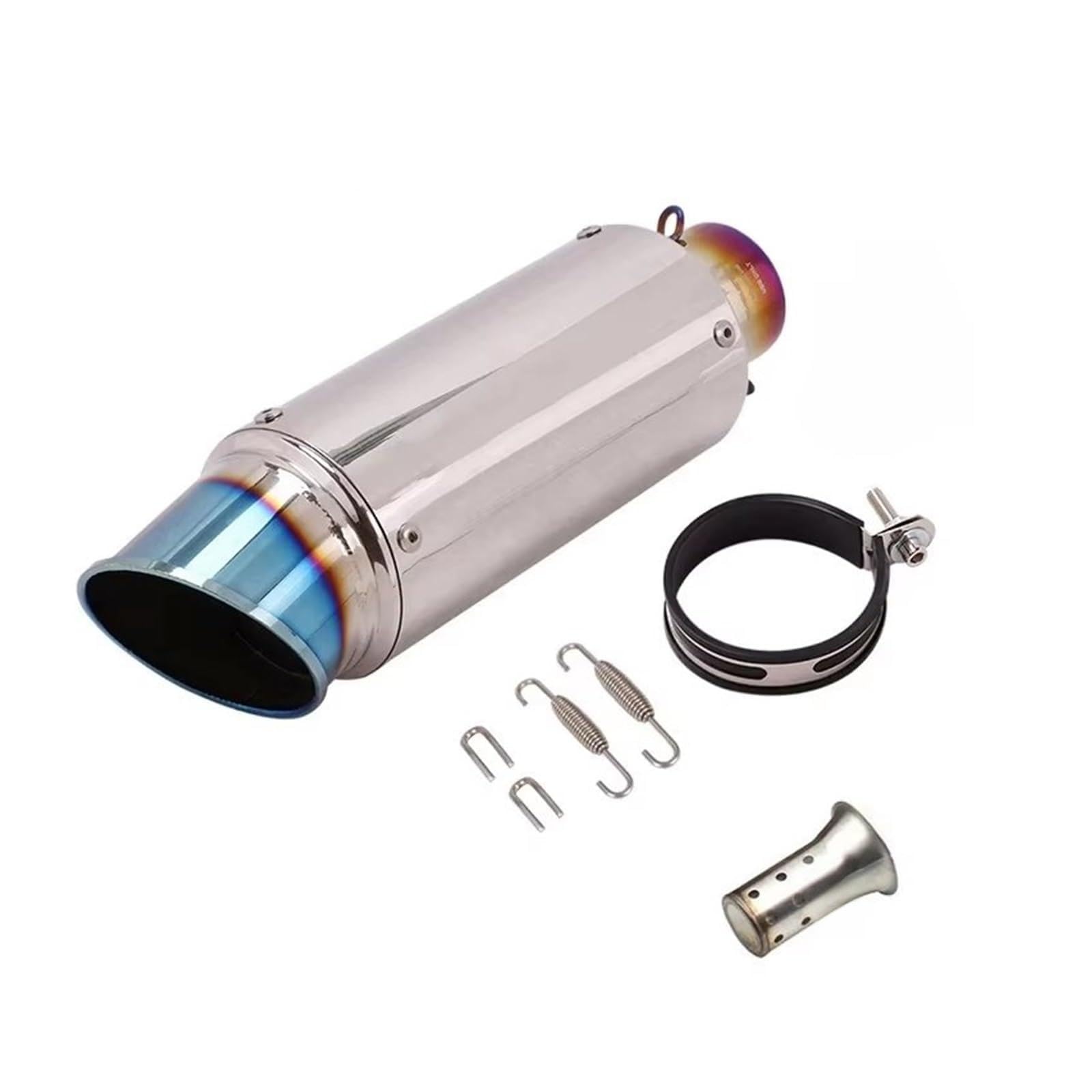 silencioso escape moto Para z900 Para R3 Para R25 Para MT07 Para MT09 | Para R1 51/60mm silenciador de escape Universal para motocicleta inox escape de fibra de carbono con DB Killer(I2 60mm)