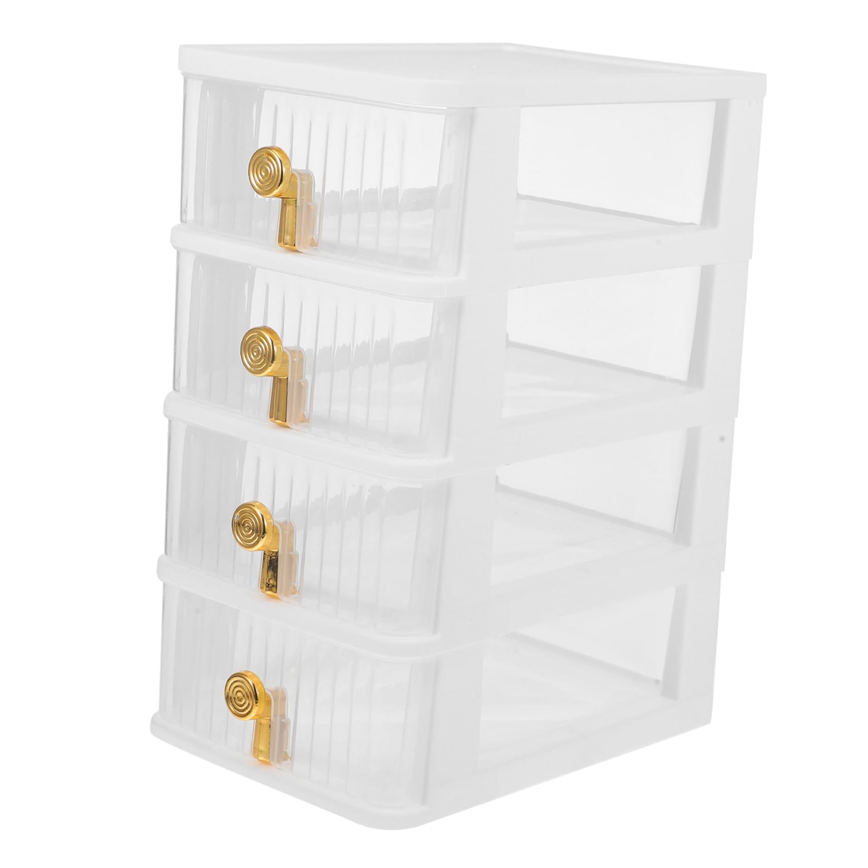 Caja Organizadora De Escritorio Transparente Diseño De Cajón Para Almacenamiento De Cosméticos Materiales De Oficina y Accesorios Medidas Para Mantener El Orden El Hogar y