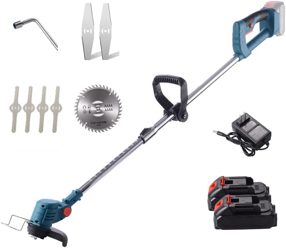 Feijie 草刈り機 充電式 くさかりき 電動 コードレス 21v バッテリー式 草刈機 芝刈り機 雑草取り器具 伸縮 角度調整 軽量 1 8kg 二重安全スイッチ 日本語取扱説明書付き Feijie 草刈り機 充電式 くさかりき 電動 コードレス 21v バッテリー式 草刈機 芝刈り機 雑草取り器具 伸縮 角度調整 軽量 1 8kg 二重安全スイッチ 日本語取扱説明書付き