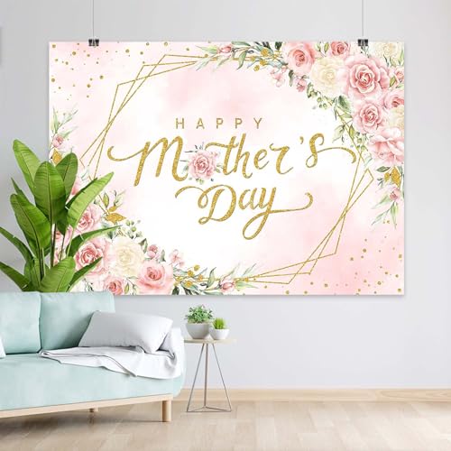 Fondo Fotográfico Rosa Floral Día de la Madre 7x5ft miniatura 4