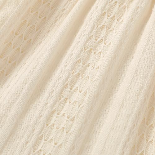 Happy Town Toddler Baby Girl Casual Dresses Summer Sundress Ruffle Button Down Solid Girl's Boho Dress Spring Outfits4