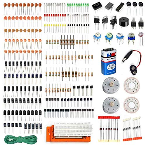 YOURBOT Electronic Components Project Kit Or Breadboard, hookup wire