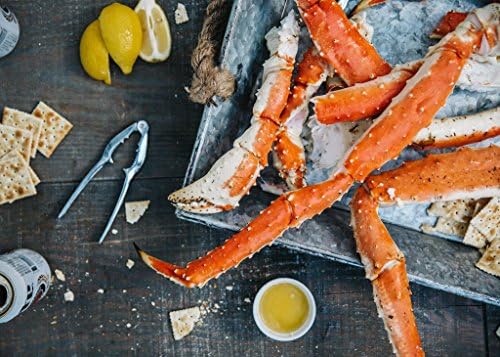 Alaskan King Crab: Super Colossal Red King Crab Legs (3 LBS) - Overnight Shipping Monday-Thursday