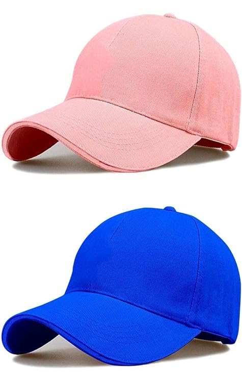Image of SELLORIA Acrylic Brand A Combo Pack Of 2 Stylish Sport Inspire + Baseball.Cap For Men Baseball Caps Plain Adjustable Mens And Womens Casual Formal Cap (Pack Of 2)
