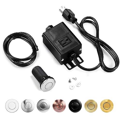 Comparison: Best Air Switch For Garbage Disposal 6 Sink Top Air Switch Kit Garbage Disposal Part by CLEESINK (LONG/3.5", Brushed Nickel Stainless Steel)