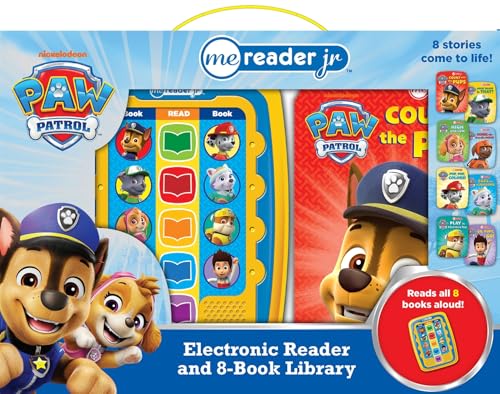 Nickelodeon PAW Patrol Chase, Skye, Marshall, and More! - Electronic Me Reader Jr. 8 Sound Book Library - PI Kids image 2