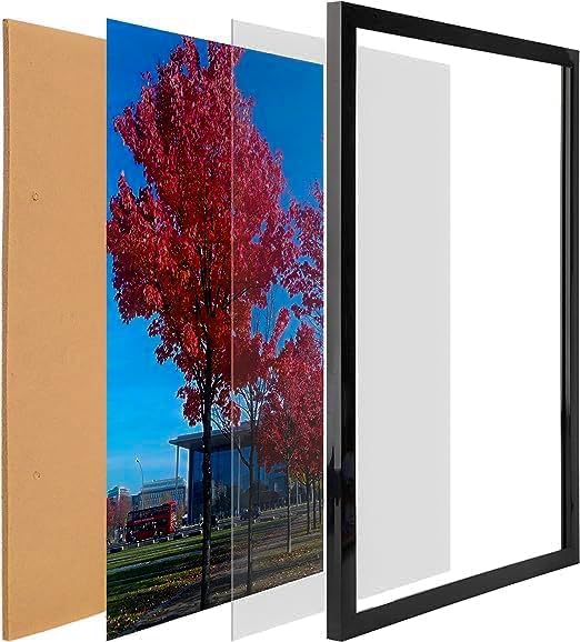 Image of Personalized Anniversary Photo Frame | Custom Couple Picture Frame with 6 Photos & Special Date | 12x8 Inch Blue Synthetic Wood | Romantic gift for Husband, Wife & Couples