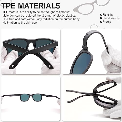 Polarized Baby Sunglasses with Strap - Unbreakable Infant Glasses for Newborn Toddler Boys Girls Age 0-12 Months4